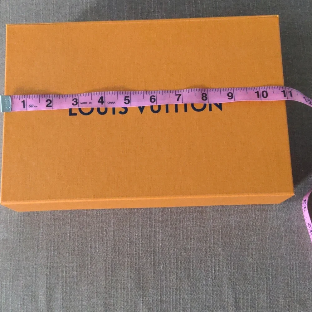 Louis Vuitton Signature Orange Box, 11  By 7 1/2 Inches.  Excellent Condition